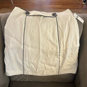 🌟 Anthropologie Maeve NWT Pencil Skirt with Black Accents